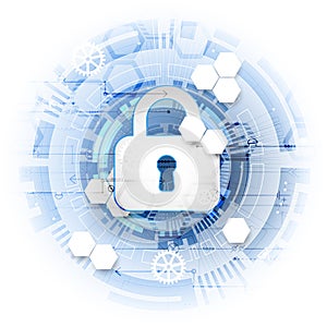 Secure digital space. Virtual confidential, structure point conn