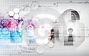 Secure digital space. Virtual confidential, structure point conn