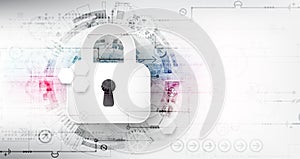 Secure digital space. Virtual confidential, structure point conn