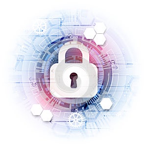 Secure digital space. Virtual confidential, structure point conn