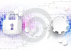 Secure digital space. Virtual confidential, structure point conn