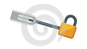 Secure Document Folder Padlock Icon for Data Protection, vector design Generative AI