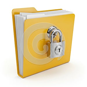 Secure document folder