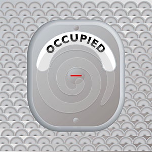 Secure door occupied