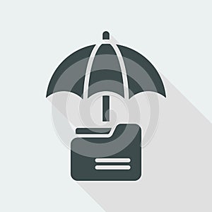 Secure folder - Minimal vector icon