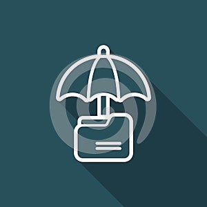 Secure folder - Minimal vector icon