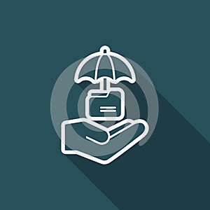 Secure folder - Minimal vector icon