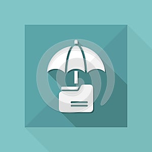 Secure folder - Minimal vector icon