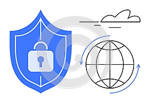 Secure Global Network Connection with Cloud Technology and Data Protection