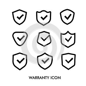 Secure icon isolated on white background
