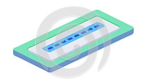 Secure Keypad Password Icon for Data Entry, vector design Generative AI