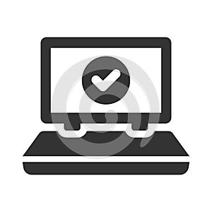 Secure laptop Icon