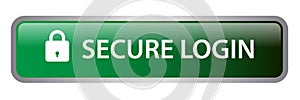 Secure login web button