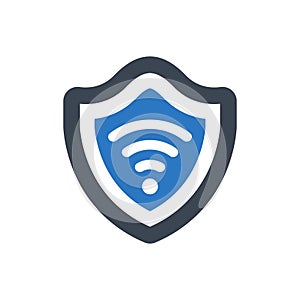 Secure network connection icon