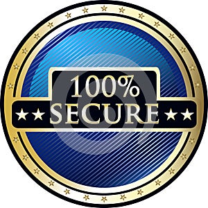 Secure One Hundred Percent Icon