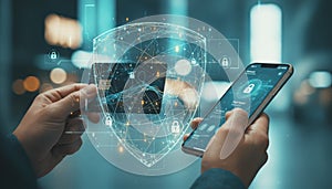 Secure online payment protecting credit card data on mobile