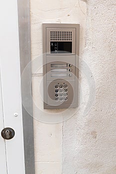 Secure password on keyboard for opening home house door