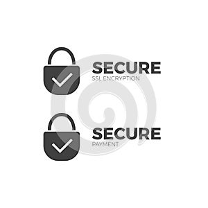 Secure payment icon ssl encryption transaction