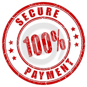 100 secure payment stamp