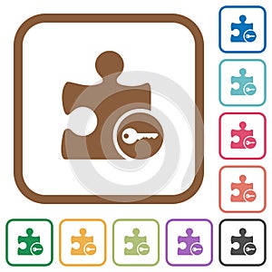 Secure plugin simple icons