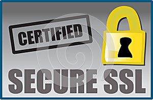 Secure SSL logo photo