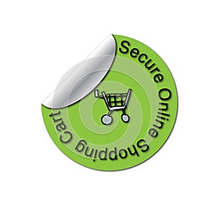 Secure SSL Peeled Sticker photo