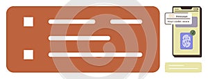 Secure Two-Factor Authentication with Fingerprint and Verification Code on Mobile Interface
