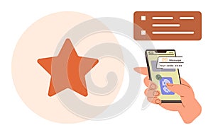 Secure User Authentication on Mobile Device with Message Verification and Fingerprint Scan