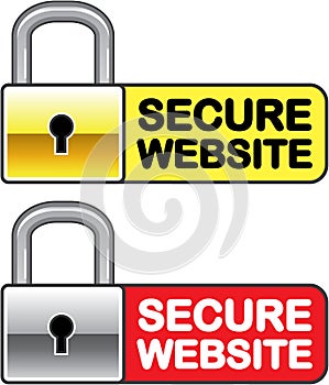 Secure Website Symbol Icon Vector