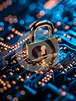 Secure Your Data with Advanced Cybersecurity Measures This image symbolizes digital protection data privacy secure network