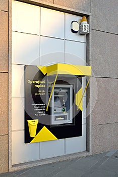 Secured bank ATM machine