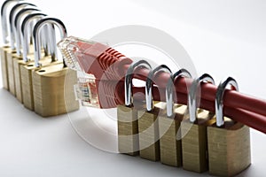 Secured network photo