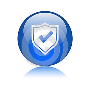 Secured / security icon web button