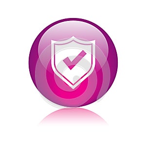 Secured / security icon web button