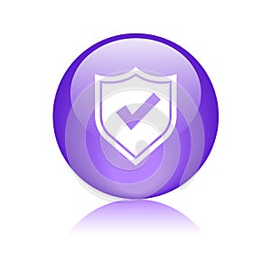 Secured / security icon web button