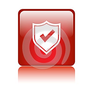 Secured / security icon web button