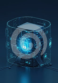 Secured Server Data Protection with Digital Network Security System