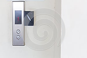 Securing lift or elevator access control. elevator access control,