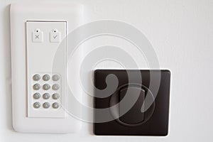 Security Alarm Keypad for Arming The System