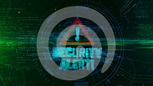 Security alert hologram