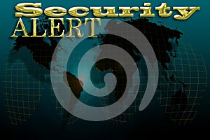 Security Alert map