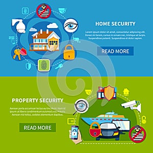 Security Banners Set