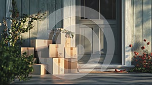 security boxes on porch