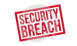 Security Breach rubber stamp