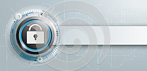 Security Button Circuit Board Banner