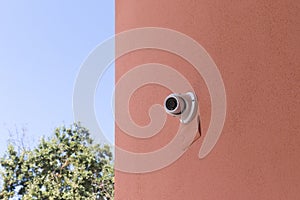 Security camera alarm in a residential home