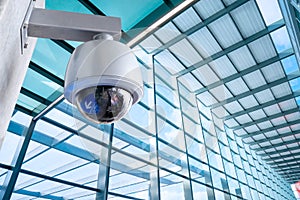 Security Camera, CCTV on business office building