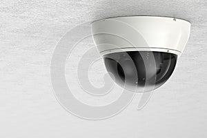 Security camera or cctv camera on ceiling