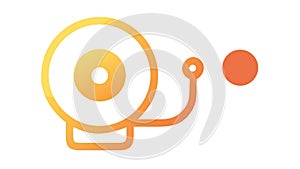 Security Camera CCTV Icon Vector Illustration in Flat Design, vector design Generative AI