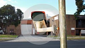 Security camera closeup